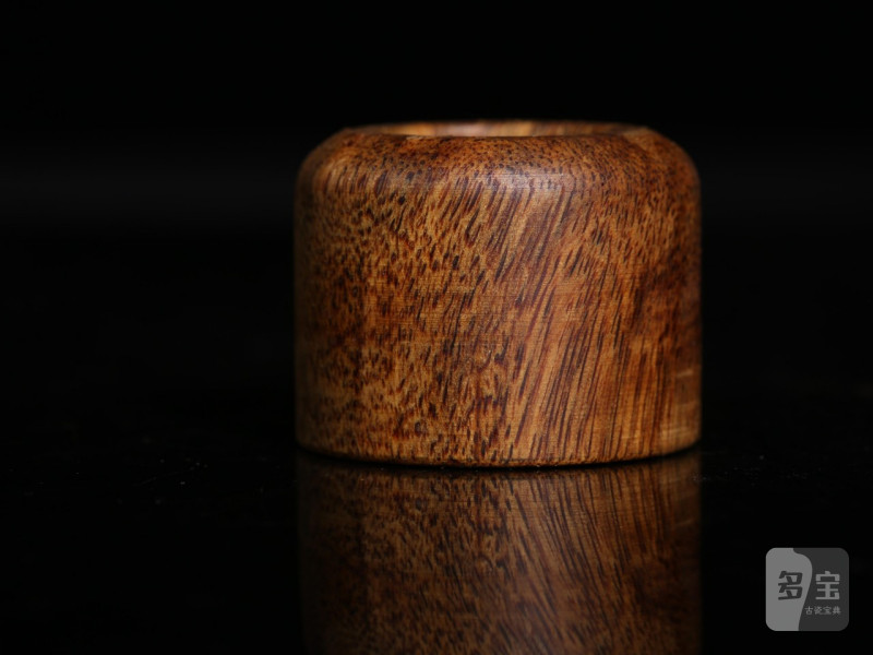 越南芽庄 野生树心 黄棋楠扳指｜收藏传承品 - 图12